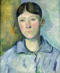 Porträt von Madame Cezanne, 1885-90